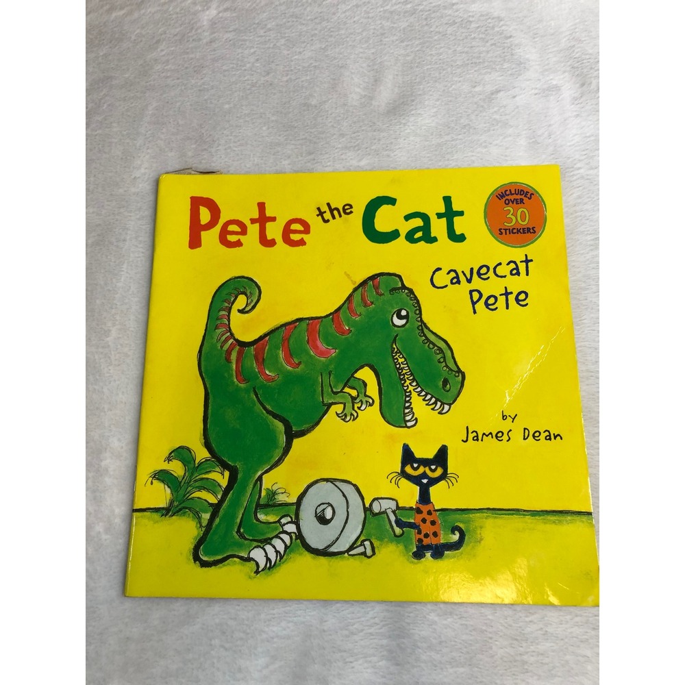 Pete the Cat Cavecat Pete Childrens Book Dinosaur James Dean Paperback